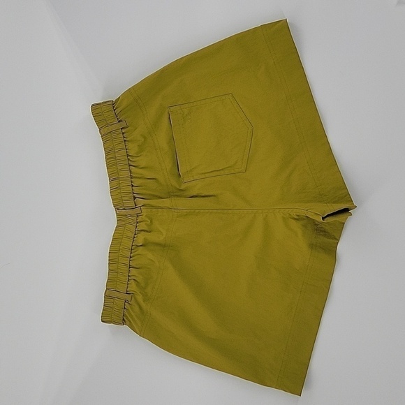 Madewell Zip-Front Tapered Shorts in Citrus Lime size XL NWT NL318 - Picture 7 of 12